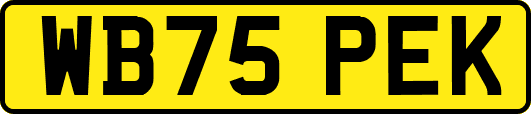 WB75PEK