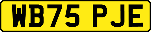 WB75PJE