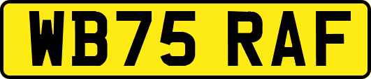 WB75RAF