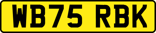 WB75RBK