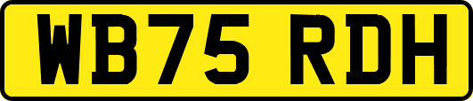 WB75RDH
