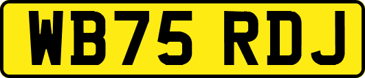 WB75RDJ