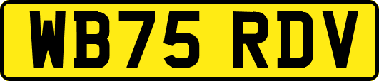 WB75RDV