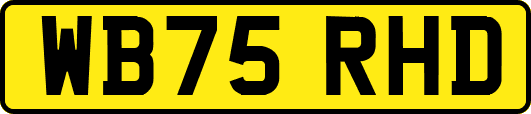 WB75RHD