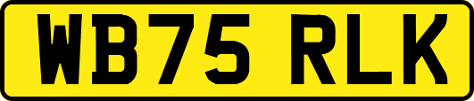 WB75RLK