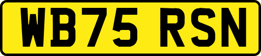 WB75RSN