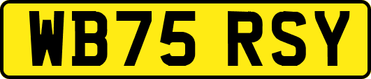 WB75RSY