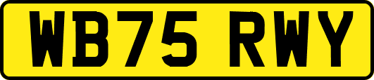 WB75RWY