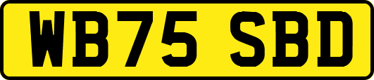 WB75SBD