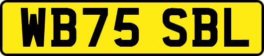 WB75SBL