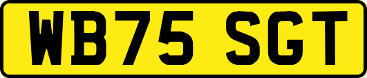 WB75SGT
