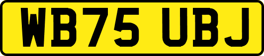 WB75UBJ