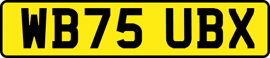 WB75UBX