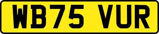 WB75VUR