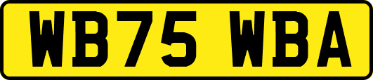 WB75WBA