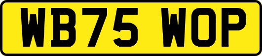WB75WOP