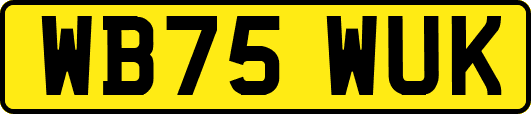 WB75WUK