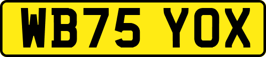 WB75YOX