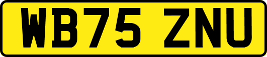 WB75ZNU