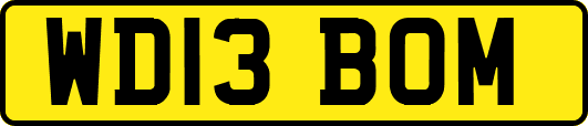 WD13BOM