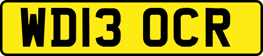 WD13OCR