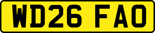 WD26FAO