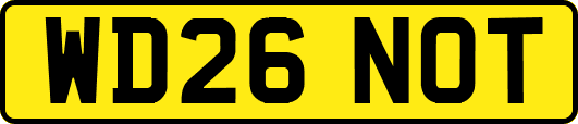 WD26NOT