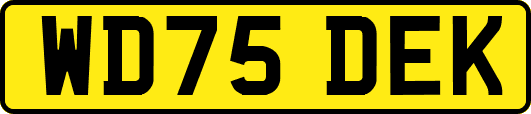 WD75DEK