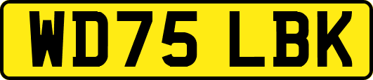 WD75LBK