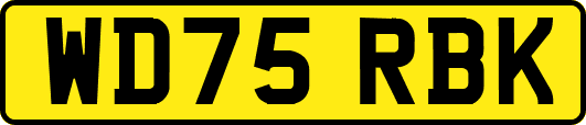 WD75RBK