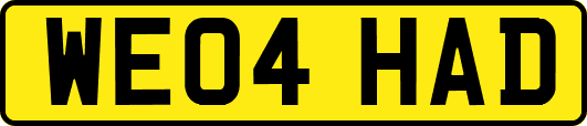 WE04HAD