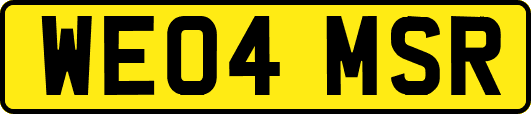WE04MSR