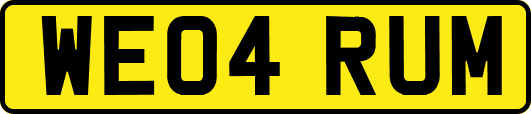 WE04RUM
