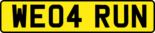 WE04RUN