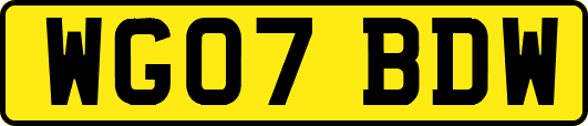 WG07BDW