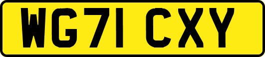 WG71CXY