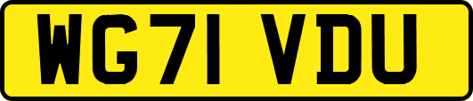 WG71VDU