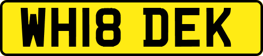 WH18DEK