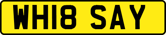 WH18SAY