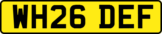 WH26DEF