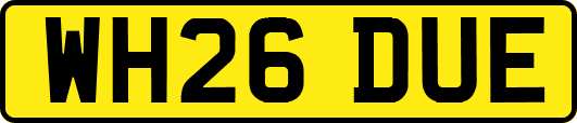 WH26DUE