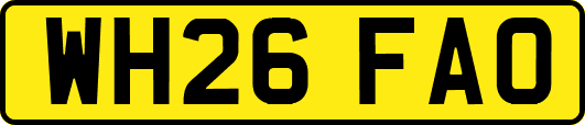 WH26FAO