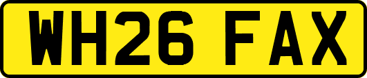 WH26FAX