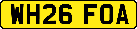 WH26FOA
