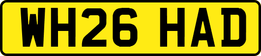 WH26HAD
