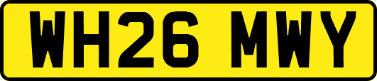 WH26MWY