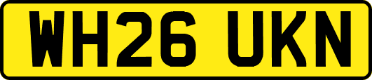 WH26UKN