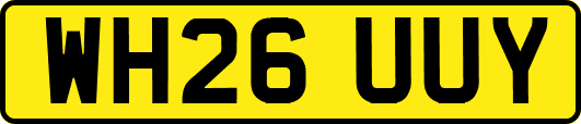 WH26UUY