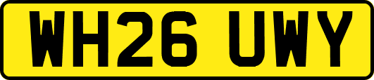 WH26UWY