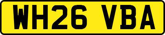 WH26VBA